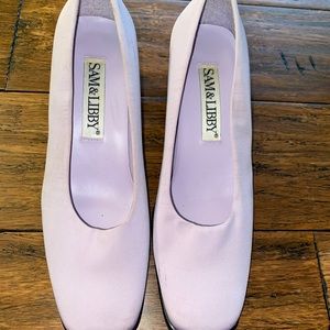 Sam & Libby lavender 90s heels
